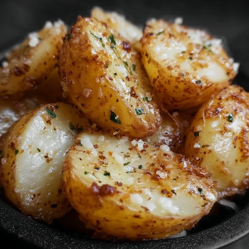 Deliciously seasoned Crack Potatoes served in a bowl.